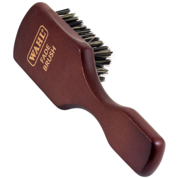 ξύλινη καφέ βούρτσα wahl barber fade brush